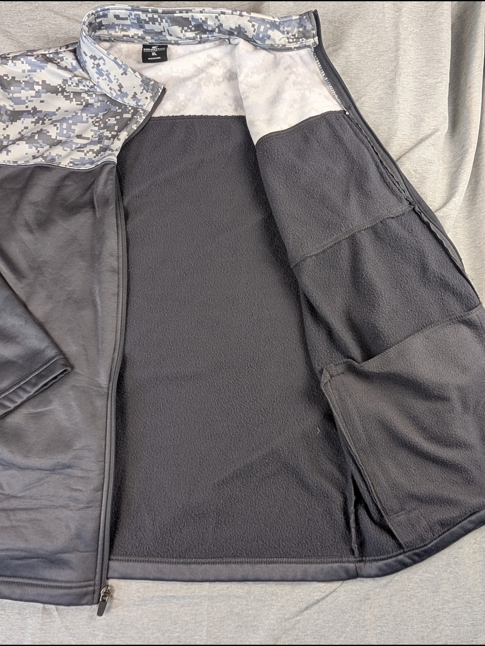 Colosseum Washington State Cougars OHT Jacket Men's XL Camo Grey Zipper Pockets - Picture 5 of 7